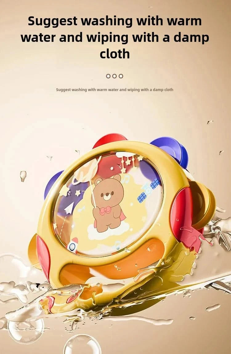 Baby toys, hand-held drums, percussion instruments, baby hand-held tambourines