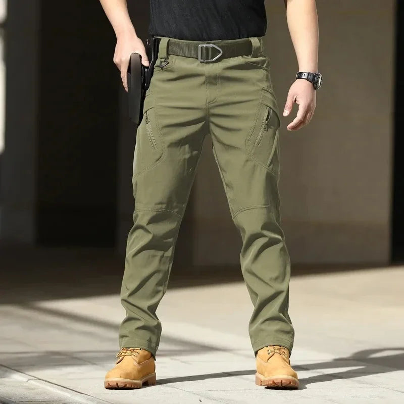 New Tactical Work Pants Men Outdoor Cargo Trousers Multi-pocket Waterproof Pant Autumn Spring Outdoor Workwear Hiking Trousers