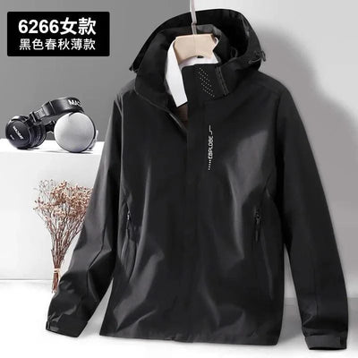Waterproof Windbreaker Jackets For Women Men Camping Climbing Outdoor Hiking Coats Spring Autumn Unisex Outerwear