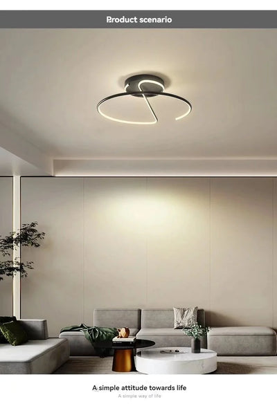 Living Room Lamp LED Chandeliers Indoor Lighting Light Fixture Kitchen Lustre Lamps White Chrome Lamp Fixture Home