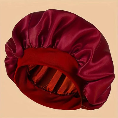 Satin Bonnet Hair Bonnet for Sleeping Silk Bonnets for Women with Elastic Soft Band for Hair Care Night Hair Care Accessories