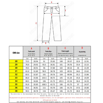 2025 New in Men's Stretch Jeans Straight Fit Denim Pants Male Formal Classic Blue Business Casual Regular Autumn Cowboy Trouser