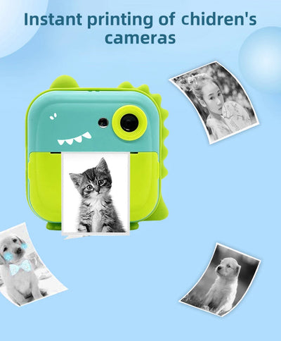 Digital Children Camera For Photography Instant Print Photo Kids Camera Mini Thermal Printer Video Educational Toys Gift