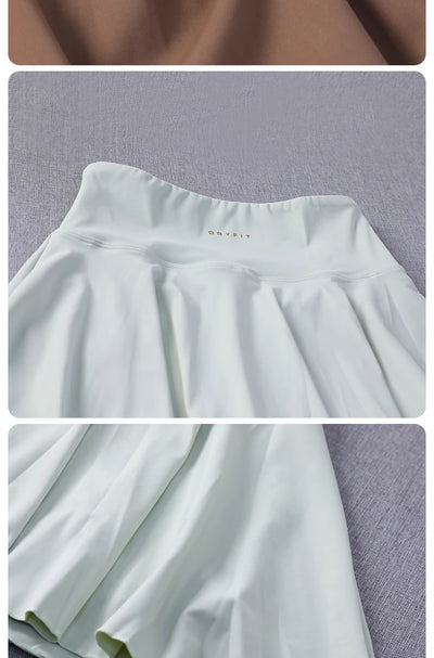 Yoga Wear Athletic Skorts Running Workout Sports Skirts High Waisted Pleated Tennis Skirt for Women