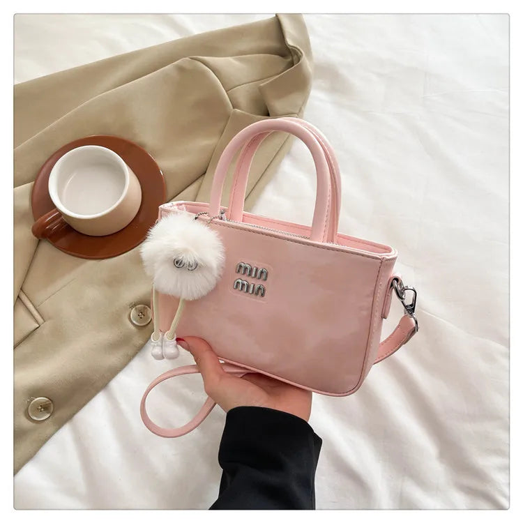 2025 New Women's Luxury Handbag Designer Small Square Purse Fashion Top Handle Crossbody Bag Elegant Shoulder Bag Trendy Clutch
