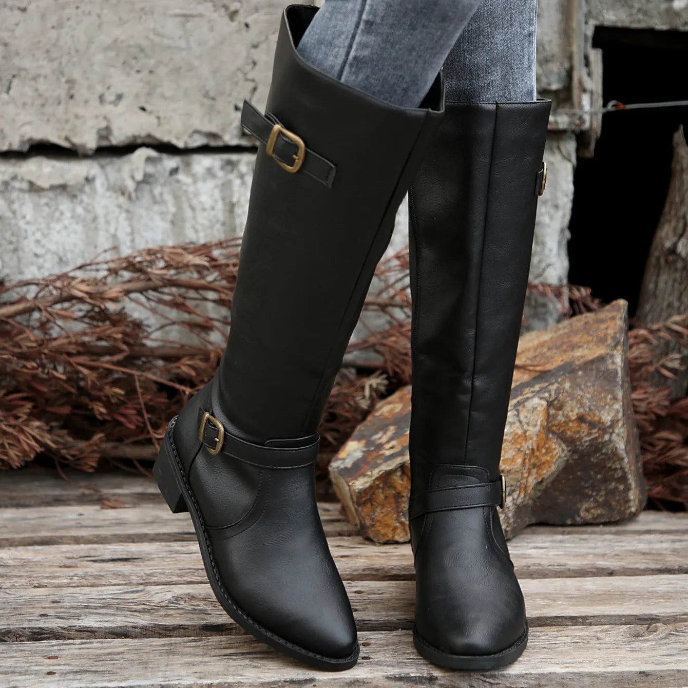 Women Boots Winter Fashion Knee High Boots Women High Quality Comfort Long Boots Outdoor Fashion Sexy Shoes Women Botas De Mujer