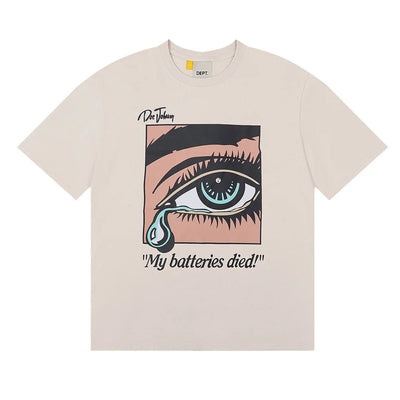 New Designer DEPT T-shirts For Men O-neck Cotton T Shirt Fashion Streetwear Cotton Tees Summer Women Casual Loose Print T-shirt