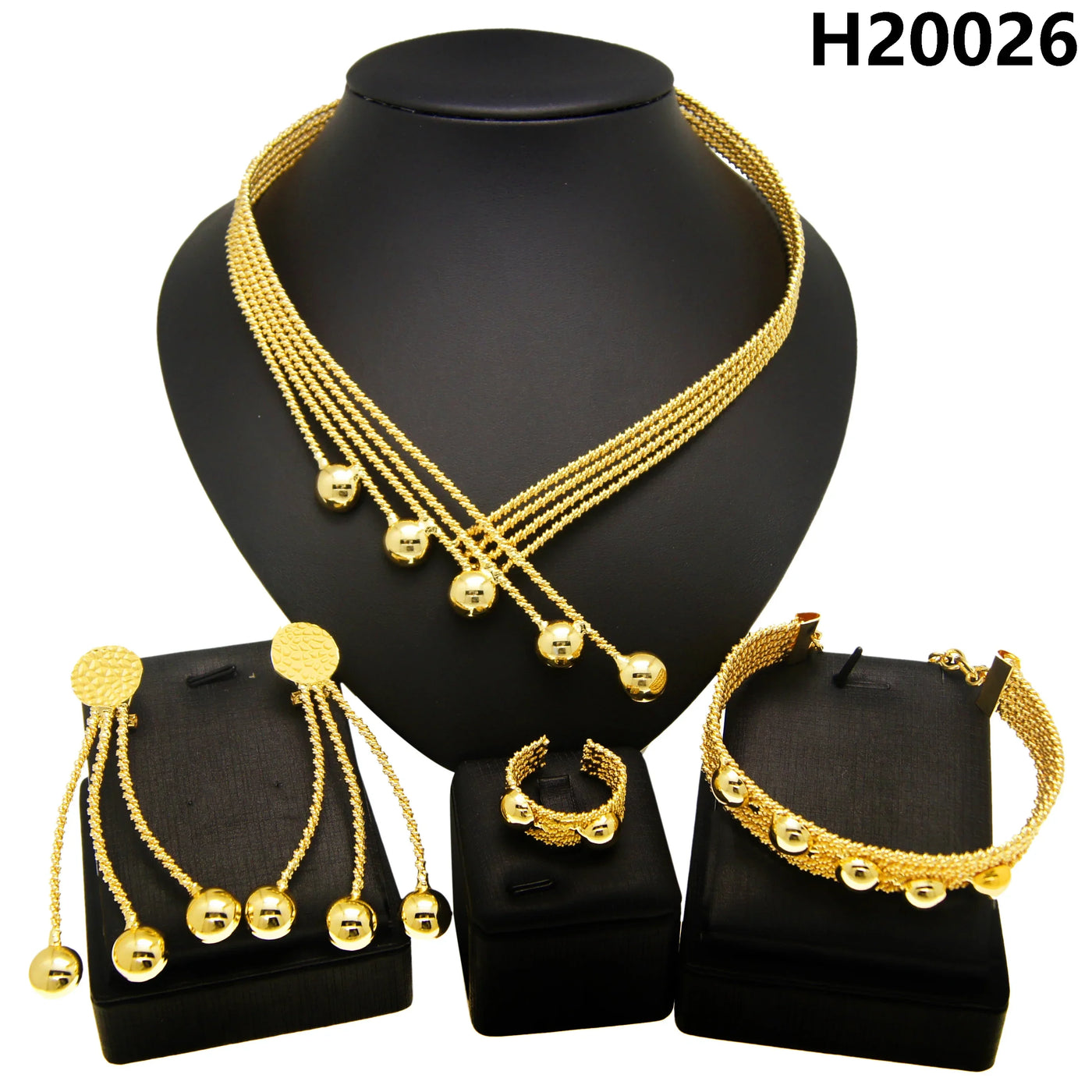 Women Jewelry Set Latest Brazilian Gold Plated Earrings Luxury Necklaces Mixed Designs Women Necklaces Set Pie Jewelry Sets