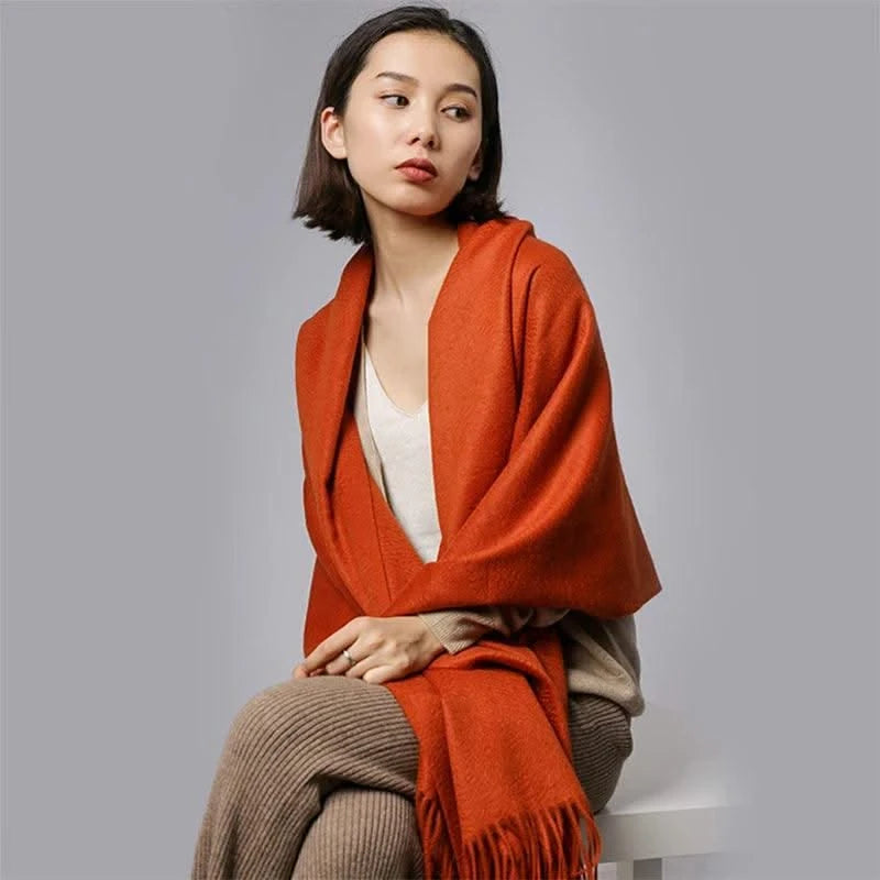 Soft cashmere big Scarf for Women Shawl 200*70 cm  Real pashmina