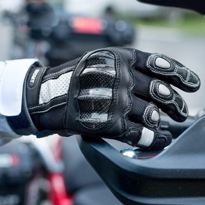 Four Seasons Motorcycle Racing Leather Gloves