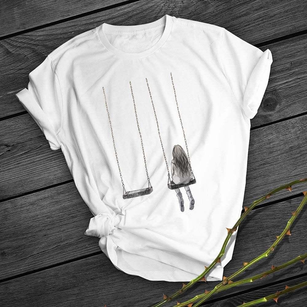 Short Sleeved T-shirts For Both Men And Women - Elanique