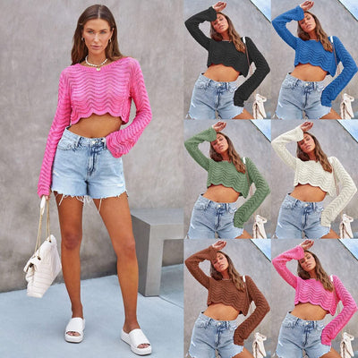 Short Pullover Sweater Sweater For Women - Elanique