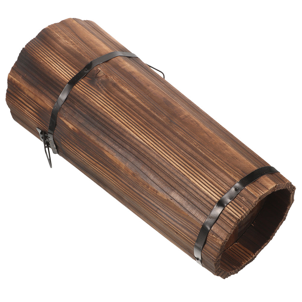 Wooden Umbrella Stand Home Holder Nordic Storage Rack Entryway Bin Industrial Hallway Organizer Hotel Hollow Design Car