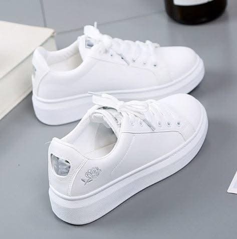 NEW Gold And Silver Rose Shoes For Women - Elanique