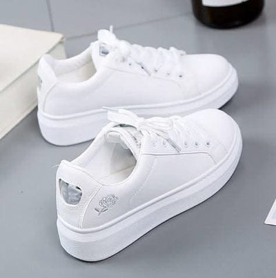 NEW Gold And Silver Rose Shoes For Women - Elanique