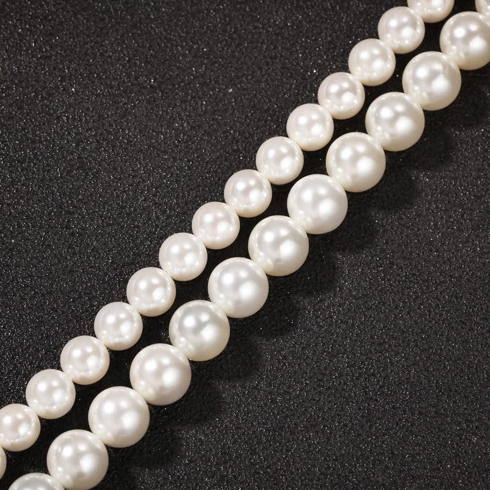 Cross 8-10mm Pearl Necklace - Elanique
