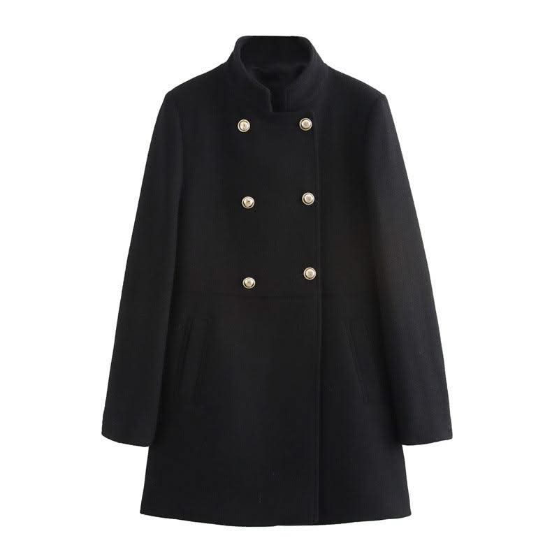 Fashion Double Breasted Coat Coat For Women