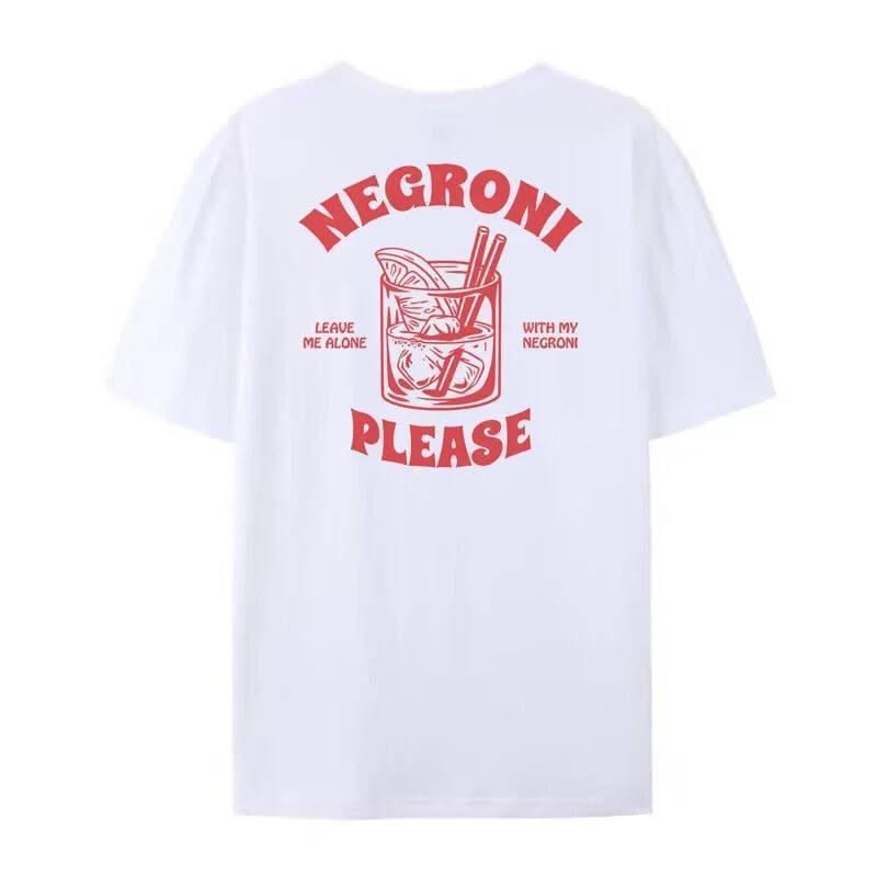 Negroni T-Shirts Vintage Streetwear Cut For Women - Elanique