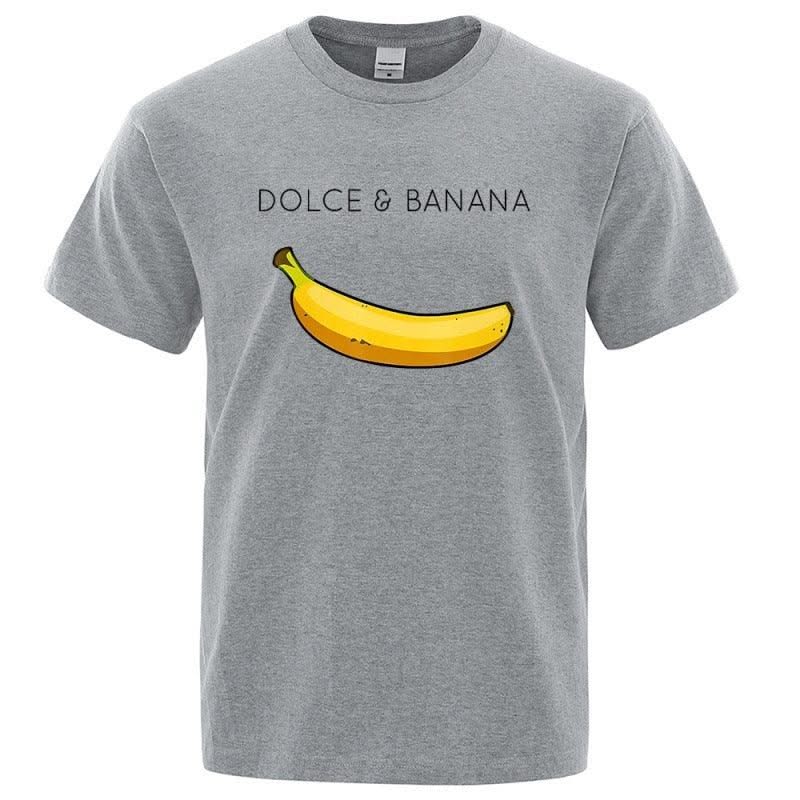 Dolce Banana Fashion Print Men T-shirts - Elanique