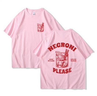 Negroni T-Shirts Vintage Streetwear Cut For Women - Elanique
