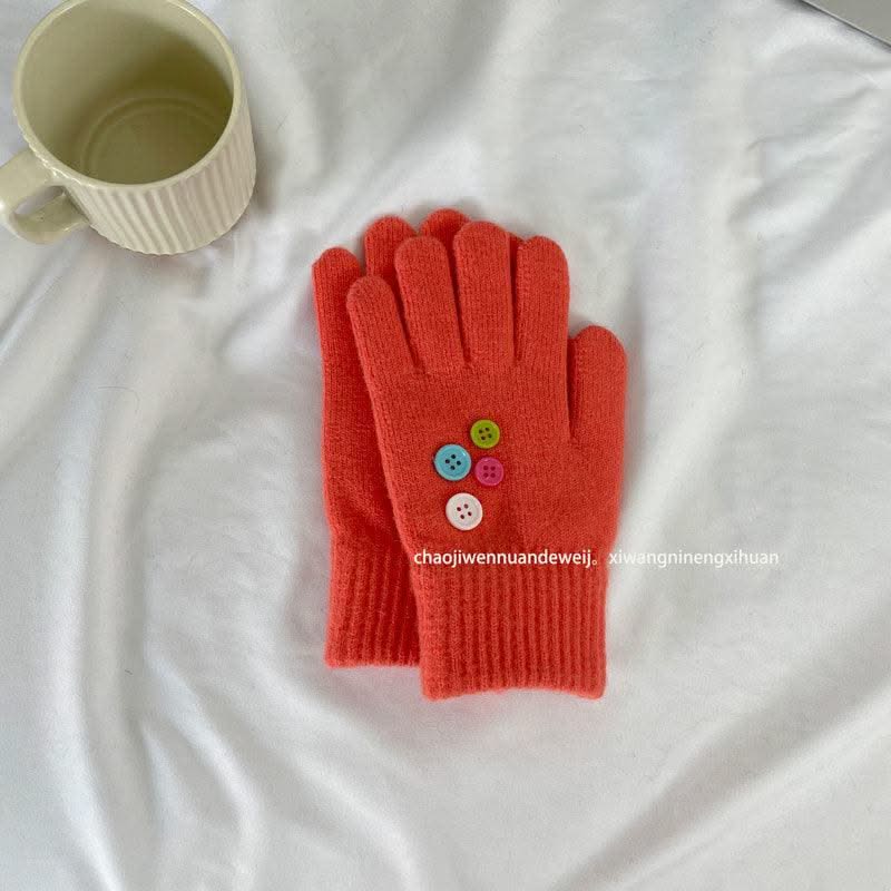 Facial Expression Bag Gloves For Women