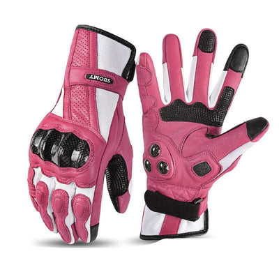 Four Seasons Motorcycle Racing Leather Gloves
