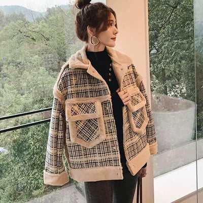Lamb Plush Coat And Fur Coat Women - Elanique