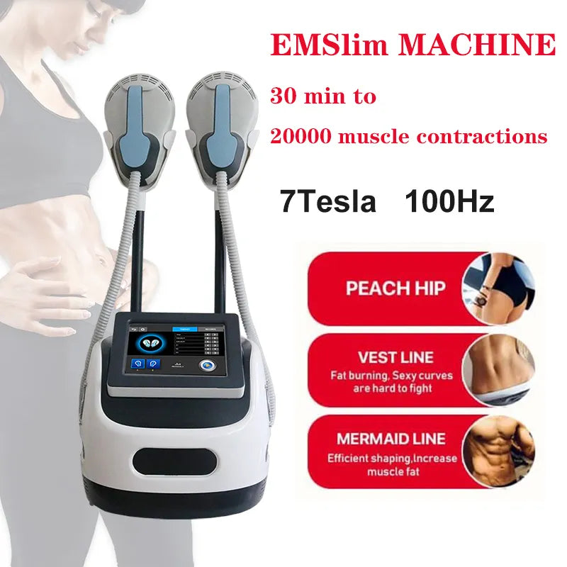 Portable Muscle Stimulation Body Sculpting Beauty Equipment Hot Sale RF HIEMT Machine Body Slimming Muscle Increase Device